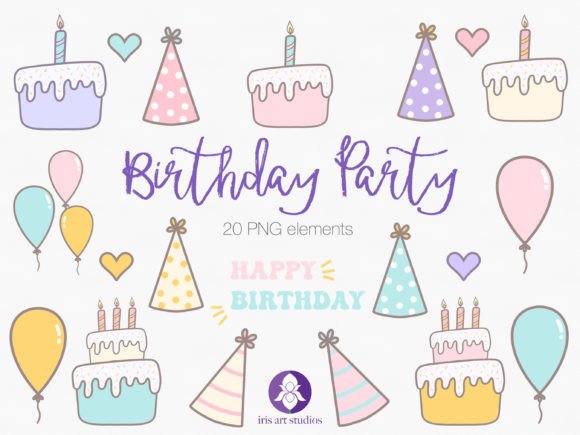 Elevating Digital Design with Exclusive Birthday Party Clipart: A Guide for Modern Creators
