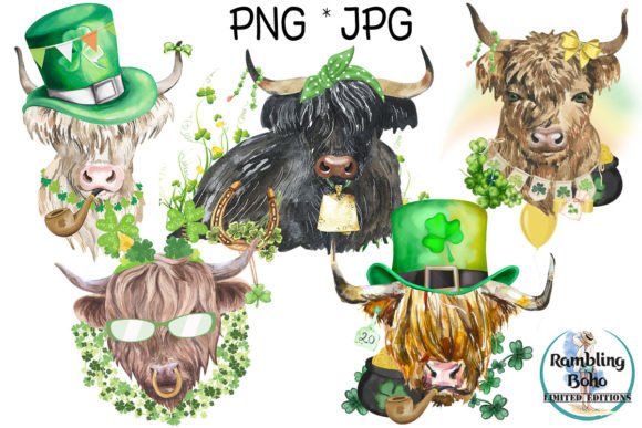 Evaluating St. Paddy’s Day Cow Sublimation Elements for Custom Apparel and Decor