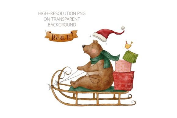 Evaluating the Practical Value of Watercolor Christmas Bear Clipart for Holiday Design
