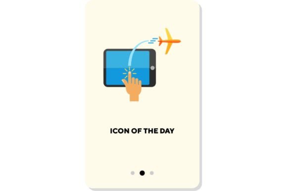 Integrating the Shopping Online Thin Flat Icon. Travel I into Modern Digital Workflows