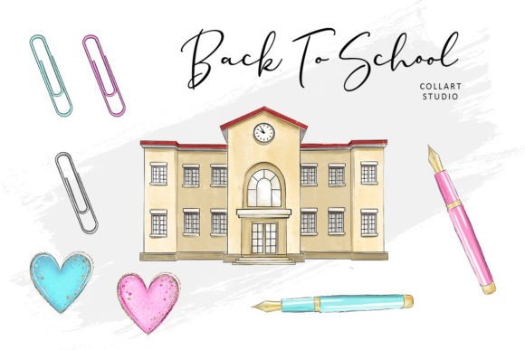 Mastering School Girl Clip Art and School Elements for Professional Creative Projects