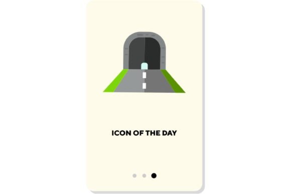 Road Surface Flat Icon. Asphalt Way Isol: Visualizing Infrastructure for the Digital Age