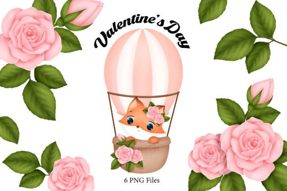 Rose and Fox Valentine Clipart Guide